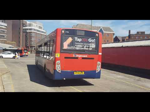 Here is the stagecoach bus 27556 in Guildford Tuesday 9 August 2022
