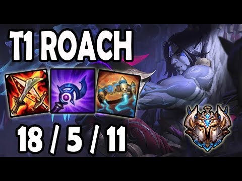 Sylas vs Malphite TOP [ T1 Roach ] Lol Challenger Korea