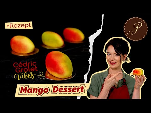 Exotisches Mango Dessert - inspiriert von den viralen Cedric Grolet Früchten! 🥭😍