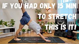 Download lagu If I Only Had 15 Minutes to Stretch in the Morning, this is the routine I'd follow! mp3