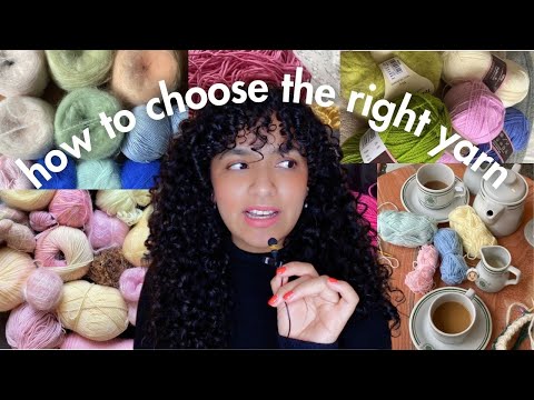 what crochet yarn should you use? 🧶 for beginners (and anyone)!
