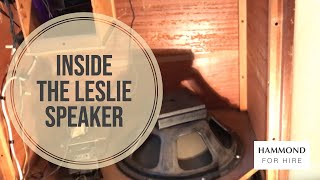 Video thumbnail for What's inside a Leslie 122 rotating speaker cabinet? by Nick Foley UK - Hammond for Hire