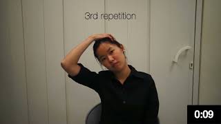 NUHS Physiotherapy - Upper Trapezius Stretch (both sides)
