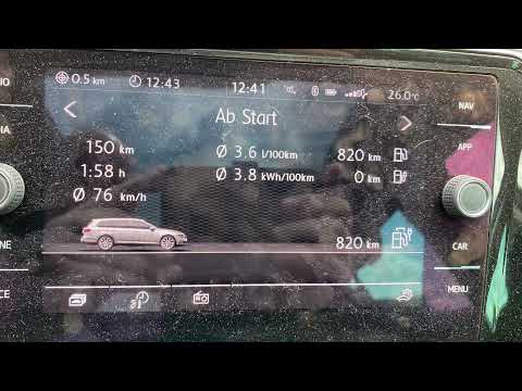 Mit dem VW Passat GTE 150km auf der Autobahn unterwegs, Plug-in-Hybriden (PHEV)