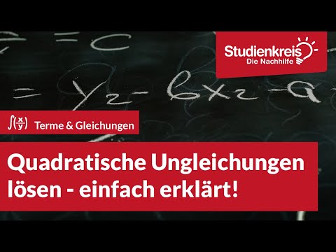 Solving Quadratic Inequalities - Simply Explained | Understand Math with the Study Circle