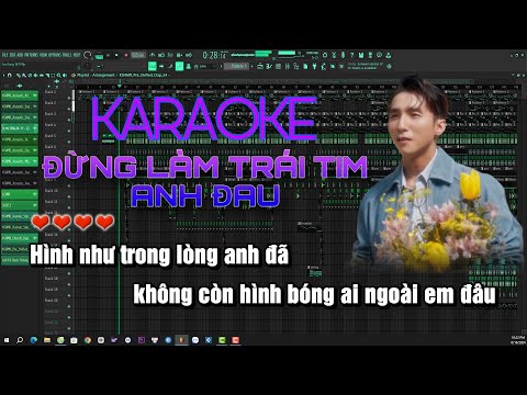 KARAOKE ĐỪNG LÀM TRÁI TIM ANH ĐAU - SƠN TÙNG MTP | BEAT CHUẨN REMAKE