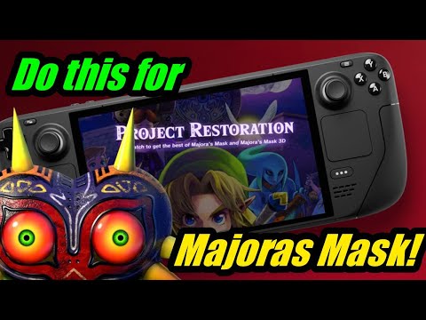 Majoras Mask 3DS HD Project Restoration Steam Deck