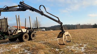 شاحنة نقل جذوع الأشجار المقطوعة Gremo 1050F | صورة 4 - Agroline