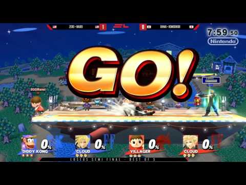 Zero & Nairo vs Ranai & Komorikiri - GENESIS 4 - Wii U Doubles LSF