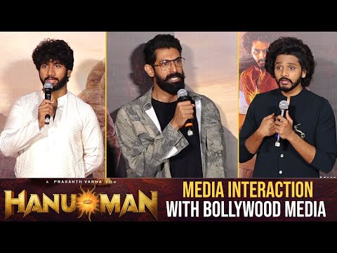 Hanuman Team Q & A With Bollywood Media | Rana | Teja Sajja | Prashanth Varma