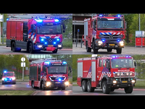 [MASSIVE BULLHORN] Brandweer uit Flevoland + (Noord- en Oost)Gelderland(-Midden & Zuid) in Dronten