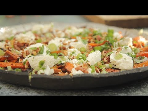 Genevieve Taylor's Barbecued Carrot Salad on a Napoleon Grill