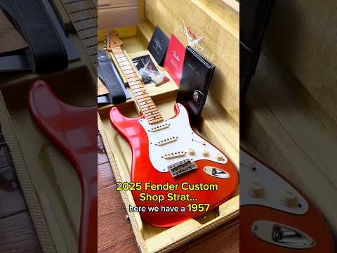 2025 Fender Custom Shop ‘57 Stratocaster Journeyman - Candy Tangerine image 24
