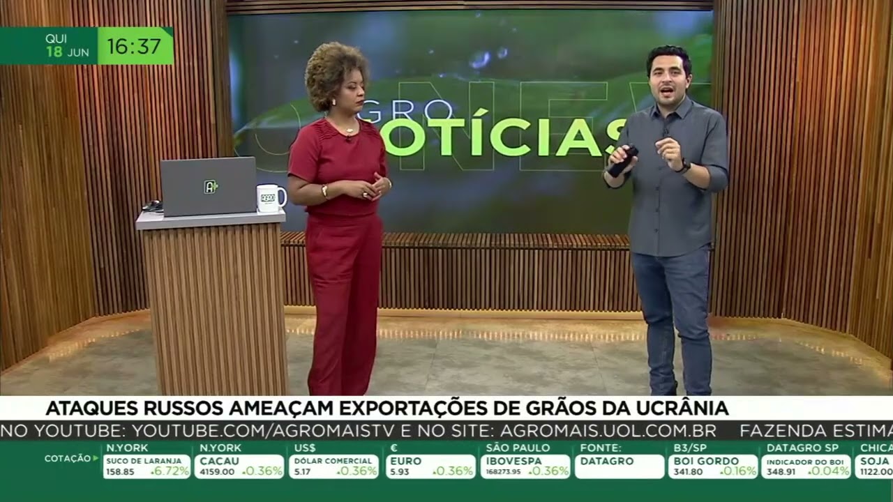 A guerra entre Rússia e Ucrânia volta a impactar o mercado global de alimentos.