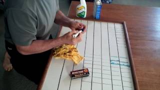 How to Clean a Stained White Board - Dry Erase Marker Removal - Permanent Marker Off Whiteboard