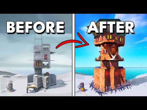 I Transformed a Decayed Tower Solo to Defend Raids