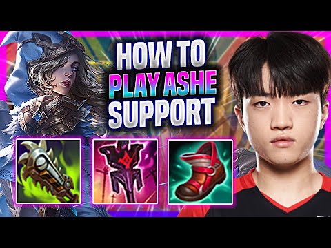 LEARN HOW TO PLAY ASHE SUPPORT LIKE A PRO! - T1 Keria Plays Ashe Support vs Nautilus! | Season 2023