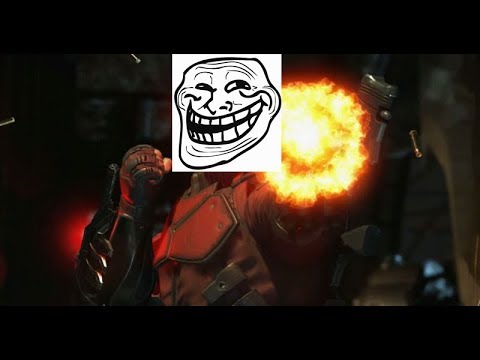 Injustice 2  - Spamming with Deadshot like a scrubs (LOL) plus salty Batman player