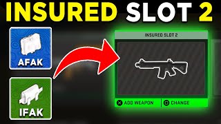 Unlock The SECOND Insured Weapon Slot in DMZ Season 4 - Extract 3 IFAKs, 1 AFAK or Large Medical Bag