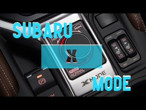 Subaru X-mode Hill Descent Control