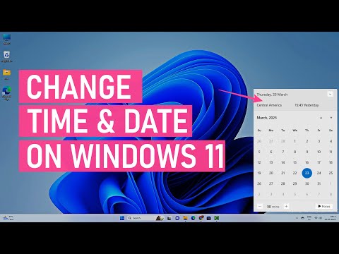 How To Change Time & Date in Windows 11