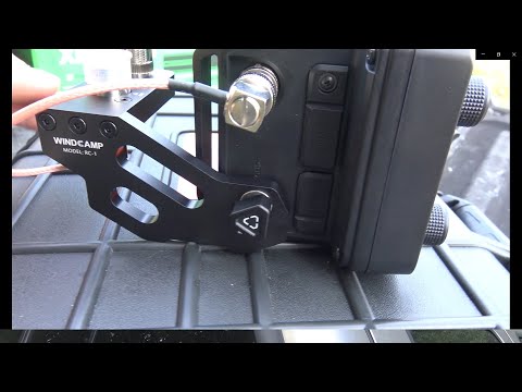 ICOM IC-705 Windcamp RC-1 Quick Release Antenna Support Bracket, A Must Have For The 705!!