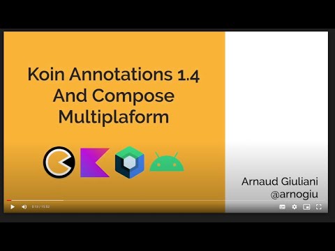 Using Koin Annotations 1.4 & Compose Multiplatform