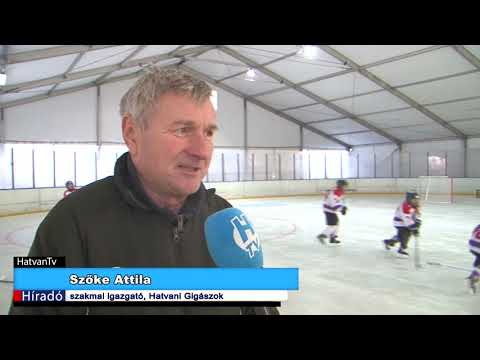 Szabványméretű jégpályát építettek a Hatvani Gigászok