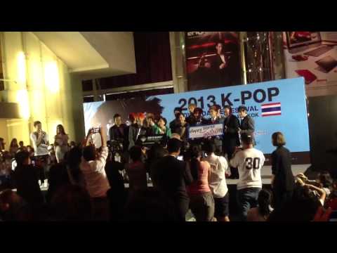 130907 Millenium Boy cover EXO - ประกาศผล+ถ่ายรูป @2013 K-POP COVER DANCE FESTIVAL