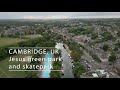 Cambridge UK Jesus Green Park And Skatepark DJI Mini3pro 4k