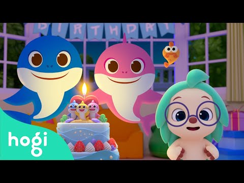 🎉 🎂 Happy Birthday Baby Shark! 💛 🦈｜Baby Shark's 10th Birthday Compilation｜Hogi Pinkfong