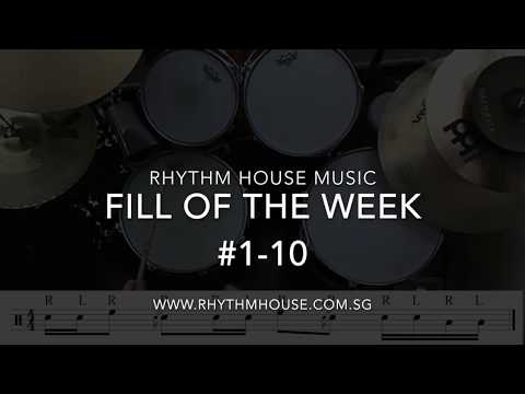 Drum fill of the week compilation #1 - #10