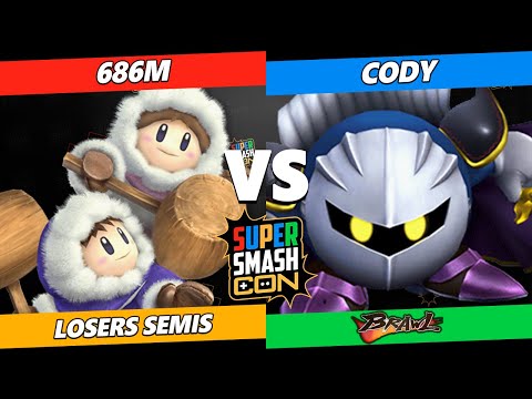 SSC 2023 Losers Semis - Cody (Toon Link, Meta Knight) Vs. 686M (Ice Climbers) Smash Brawl Tournament