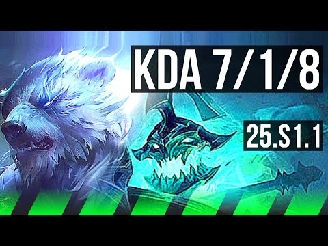 VOLIBEAR vs HECARIM (JGL) | 7/1/8 | NA Challenger | 25.S1.1