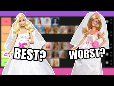 Tier Ranking Wedding Barbies Because I Got Married!!