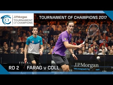 Squash: Farag v Coll - Tournament of Champions 2017 Rd 2 Highlights