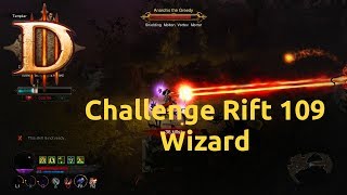 Diablo 3 - Challenge Rift - Challenge 109 - Wizard - Failure