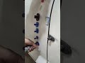 how to repair a dent without painting how to dent repair with hot glue stick #denting #automobile