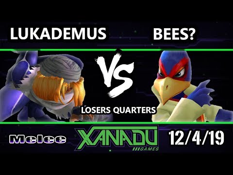 S@X 331 SSBM - Lukademus (Sheik) Vs. Bees? (Falco) Smash Melee Losers Quarters