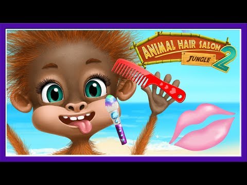 Fun Animal Care - Baby Animal Hair Salon Makeover  - Jungle Animal Hair Salon 2 Kids Games