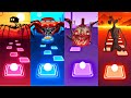 Spider House Head vs Lightning McQueen Eater vs Train Choo Choo vs Siren Head