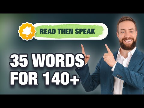 DET Read then Speak | Vocabulary for 140+