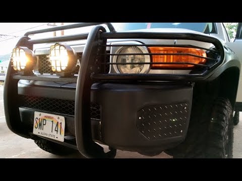 FJ Cruiser Lighting Upgrade Part 3: Bumper fog light install