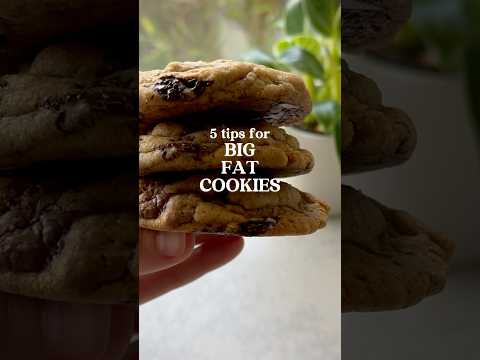 Tips for BIG FAT cookies 😱 #nyccookies #baking