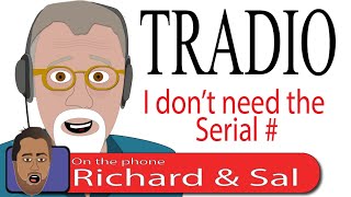 TRADIO PRANK -  Howard Sterns Richard and Sal Call Tradio - Serial Number