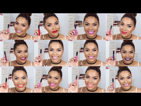 Sephora Collection Cream Lip Stain Swatches + Review | samantha jane Video