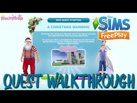 , title : 'The Sims Freeplay A Christmas Warming Christmas 2021 quest walkthrough!'