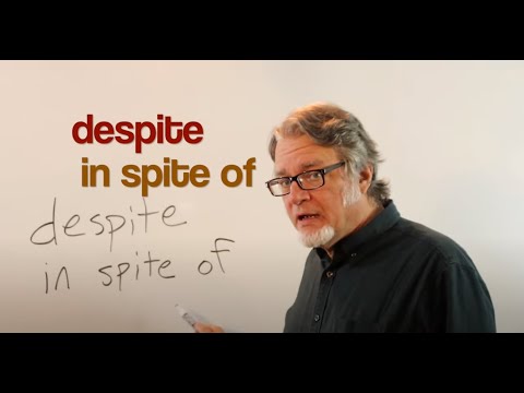 Despite vs. In Spite Of Explained Simply