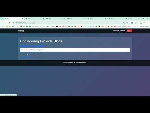 My Blogs on Django in Python Projects