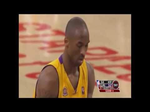 Kobe Bryant Full Highlights 2008 WCF Game 1 vs Spurs - 27 Pts, 9 Ast [360p]
